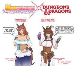 agnes tachyon (umamusume) from dungeons & dragons