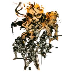 big boss from metal gear (series) by shinkawa youji