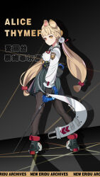alice thymefield from zenless zone zero
