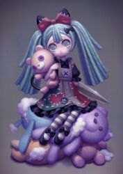 hatsune miku from vocaloid by daiyou-uonome