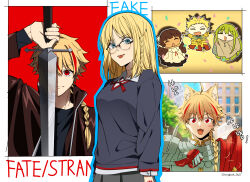 gilgamesh (fate) from fate/strange fake