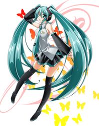 hatsune miku from vocaloid by hanikura