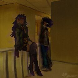 midnight (boku no hero academia) from backrooms (creepypasta)