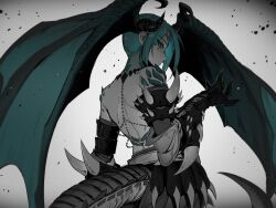 hatsune miku from vocaloid by xiafei97