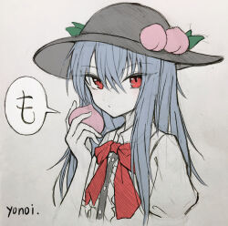 hinanawi tenshi from touhou by yonoisan