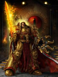 emperor of mankind from warhammer 40k