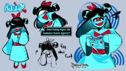 aqua (deltarune) from deltarune