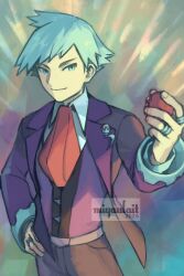 steven stone from pokemon by miyaulait