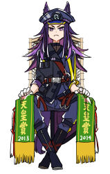 fenomeno (black flames of the righteous spirit) (umamusume) from umamusume by asuka (junerabitts)