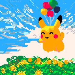 flying pikachu from pokemon