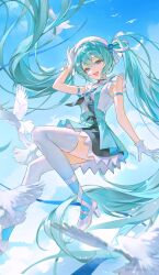 hatsune miku from vocaloid