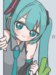 hatsune miku from vocaloid
