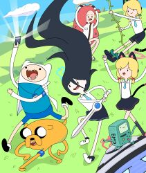 aris (blue archive) from adventure time
