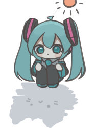 hatsune miku from vocaloid