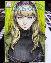 gwen stacy from marvel by stanley lau
