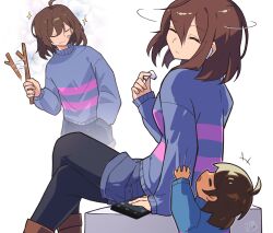 frisk (undertale) from undertale by harac (mc harac98)