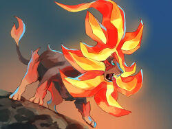 mega pyroar from pokemon by fusenryo
