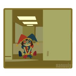 pomni (the amazing digital circus) from backrooms (creepypasta)