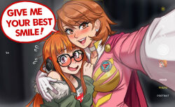 sakura futaba from persona by neggoartz