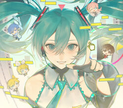 hatsune miku from vocaloid by yola