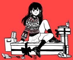mari (omori) from christmas