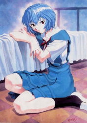 ayanami rei from neon genesis evangelion by mogudan