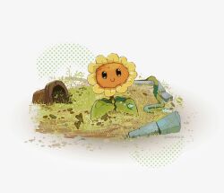 sunflower (plants vs zombies) from plants vs zombies by hightguy
