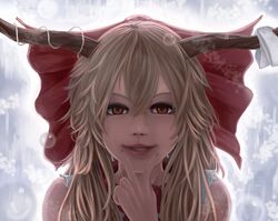 ibuki suika from touhou by chaki (emeraldia)