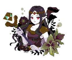 princess hilda from a link between worlds by mutsuki kaya