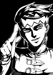 kishibe rohan from jojo no kimyou na bouken by sagi