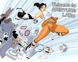 chell from portal by aoino broome