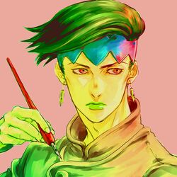 kishibe rohan from jojo no kimyou na bouken by sobe (tokimekashi)
