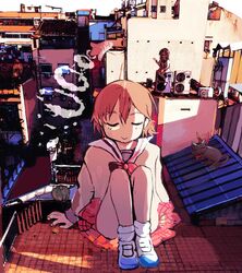 aioi yuuko from nichijou by iyumekai