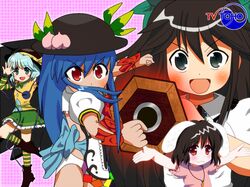 hinanawi tenshi from touhou by san (artist)