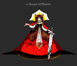 queen of hearts from alice in wonderland by crimo