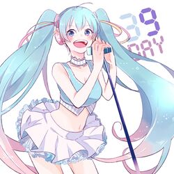 hatsune miku from vocaloid by makoto0820