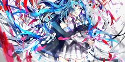 hatsune miku from antibeat (vocaloid) by saden (magumo)