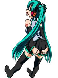 hatsune miku from vocaloid by o-minato