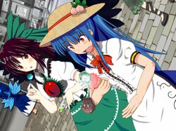 cirno from touhou by san (artist)
