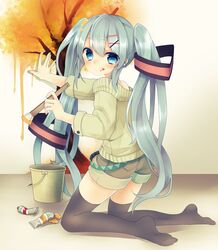 hatsune miku from vocaloid by nachiru