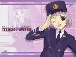 togawa tsukushi from tetsudou musume