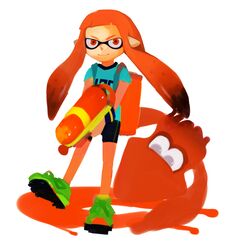 inkling from nintendo by kerekere