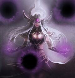 syndra from league of legends by la ciero (pixiv)