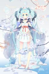 hatsune miku from vocaloid by bzerox