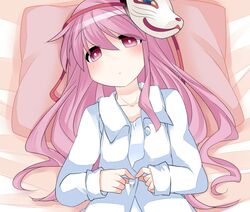 hata no kokoro from touhou by hammer (sunset beach)