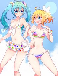 hatsune miku from summer idol (vocaloid) by kawara
