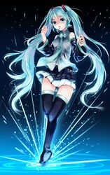 hatsune miku from vocaloid by aaru