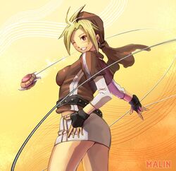 malin from king of fighters by saturn-freak