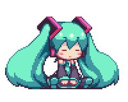 hatsune miku from vocaloid by sb