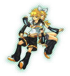 kagamine len from vocaloid by bin (pixiv)